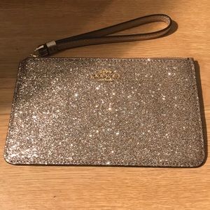 Brand New Coach gold sparkle wrislet